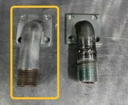 Трубка котла (обратка) - v13 (0020033908) Трубка котла (обратка) - v13 (0020033908)