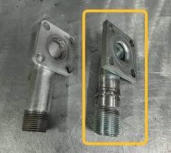 Трубка котла (обратка) - v13 (0020033908) custom Трубка котла (обратка) - v13 (0020033908) custom