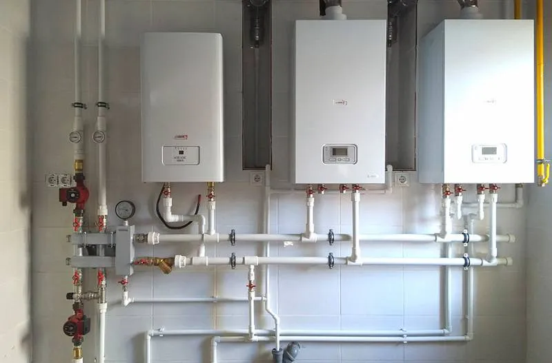 каскад настенных котлов