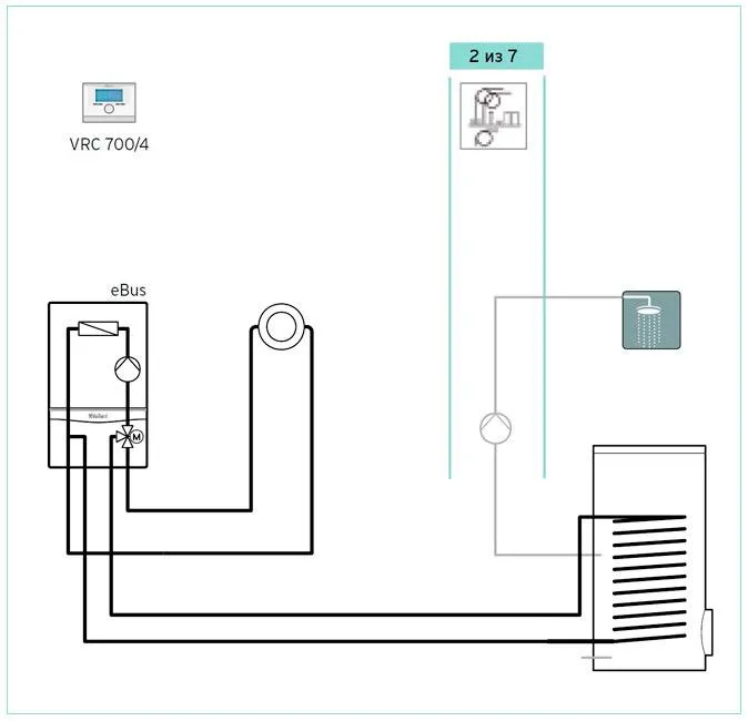 Схема подключения автоматики Vaillant