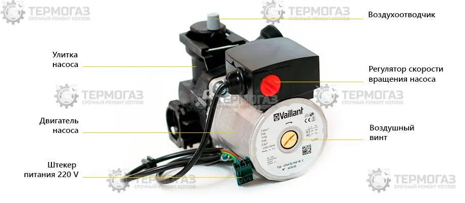Циркуляционный насос котла Vaillant