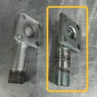 Трубка котла (обратка) - v13 (0020033908) custom