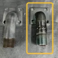 Трубка котла (обратка) - v13 (0020033908) custom