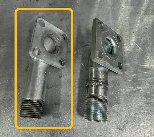 Трубка котла (обратка) - v13 (0020033908)